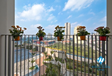 A picturesque two bedroom apartment for rent with spacious charming balcony.